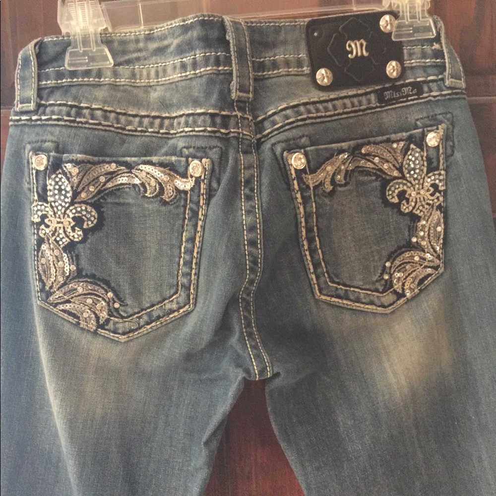 Distressed Miss Me jeans